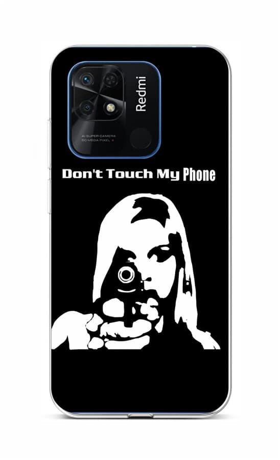 Kryt TopQ Xiaomi Redmi 10C Don't Touch Gun 76203
