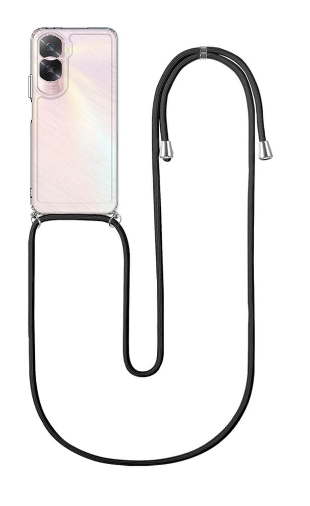 Kryt TopQ Honor 90 Lite 5G s černou šňůrkou průhledný 106210