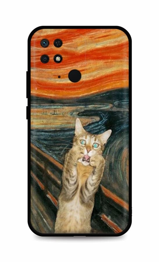 Kryt TopQ Xiaomi Redmi 10C Scared Cat 76219