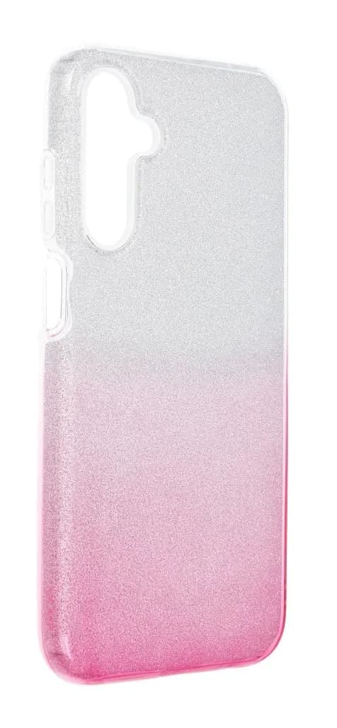 Kryt TopQ Samsung A15 glitter stříbrno-růžový 116281
