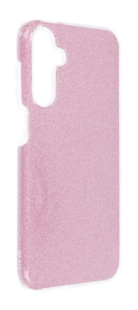 Kryt TopQ Samsung A15 glitter růžový 116282