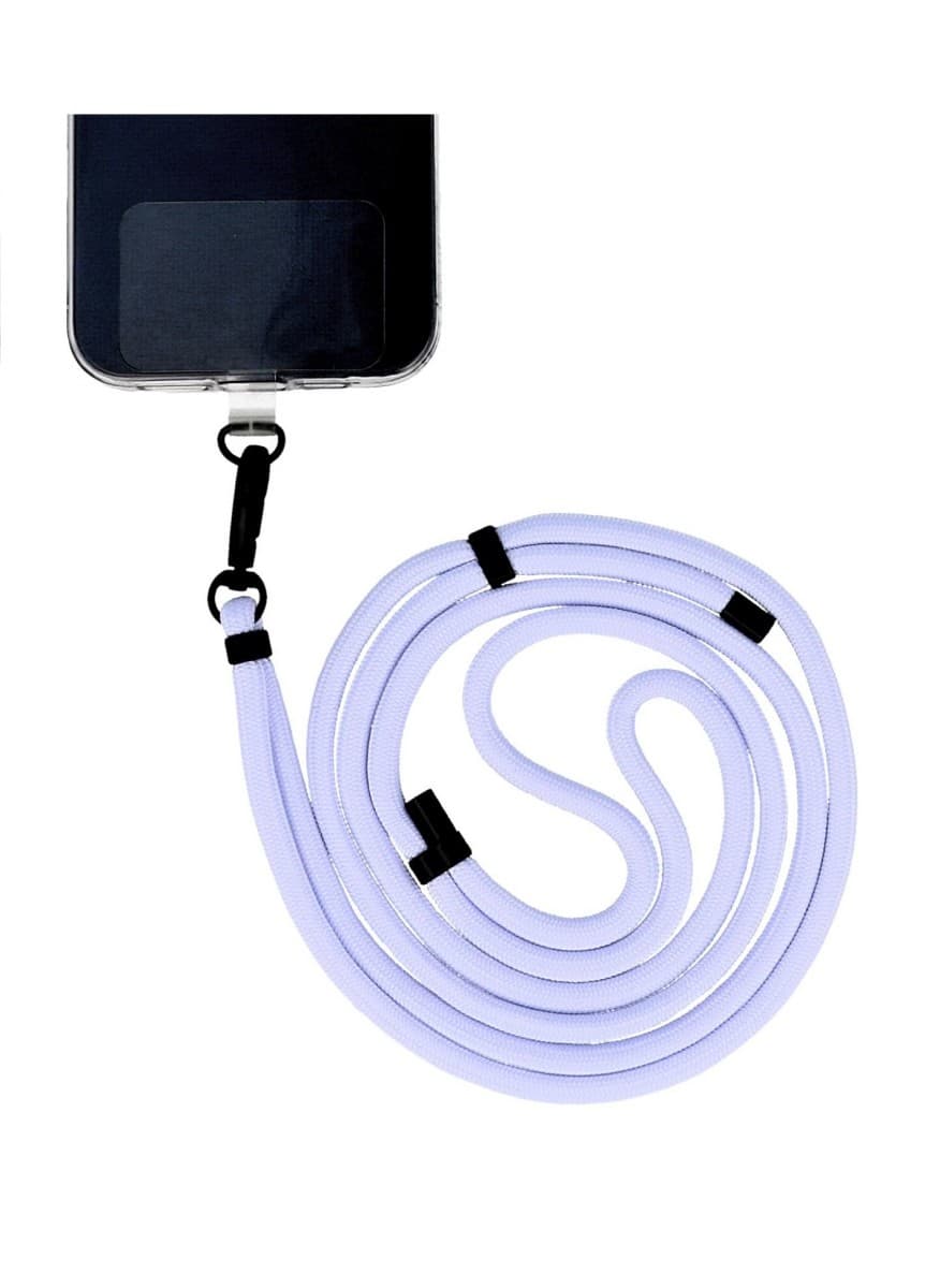 Šňůrka TopQ na mobil modro-fialová 6 mm 126340
