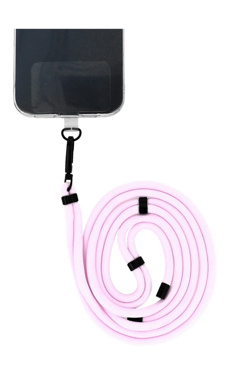 Šňůrka TopQ na mobil růžovo-fialová 6 mm 126341