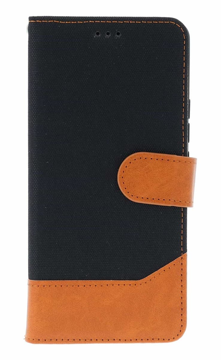 Pouzdro TopQ Jeans Xiaomi Redmi Note 14 Pro+ 5G knížkové černé 136351 - náhled 1