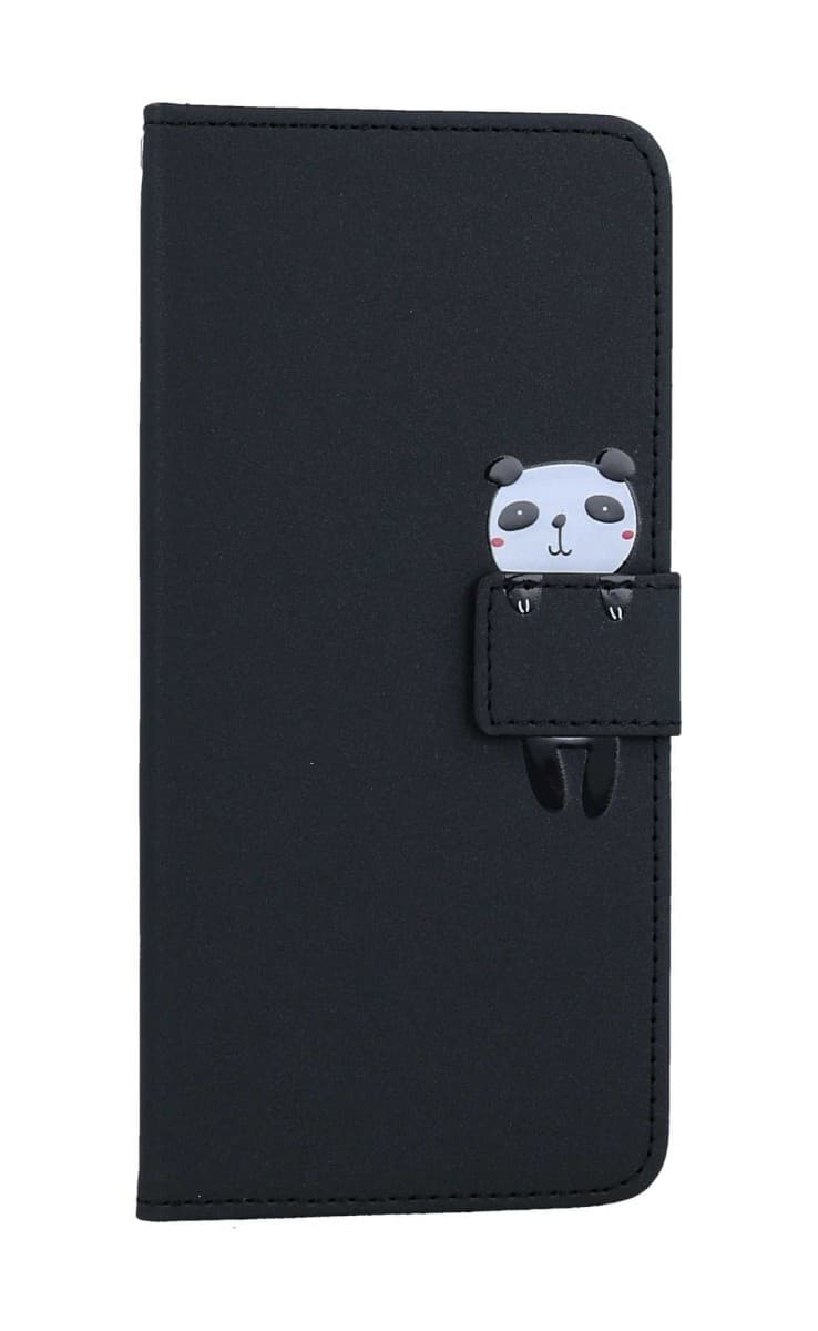 Pouzdro TopQ Xiaomi Redmi Note 12 knížkové černé s pandou 96365 - náhled 1