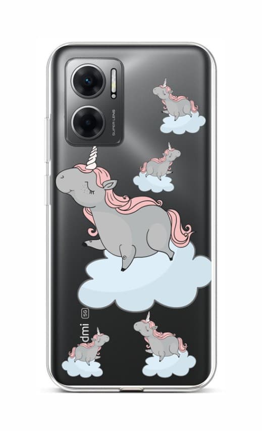 Kryt TopQ Xiaomi Redmi 10 5G Grey Unicorns 86415