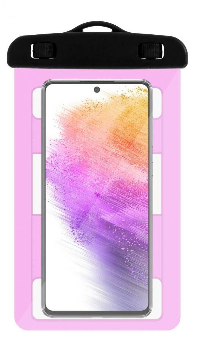 Univerzální vodotěsné pouzdro na mobil TopQ Typ 2 růžové 56423