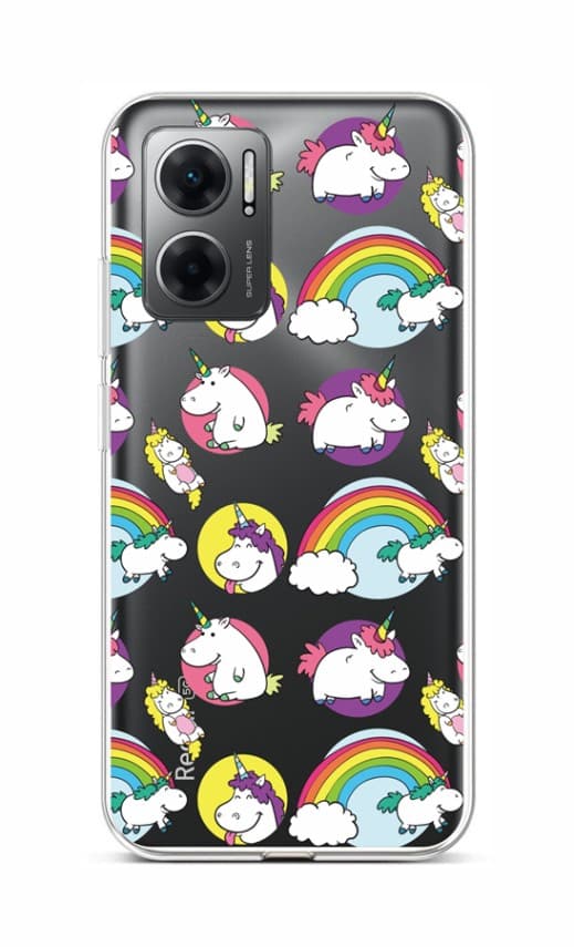 Kryt TopQ Xiaomi Redmi 10 5G Chunky Unicorns 86437