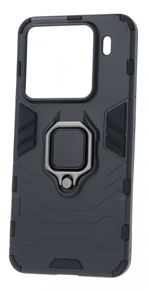 Ultra odolný zadní kryt pro Xiaomi 15 Pro 5G černý s prstenem