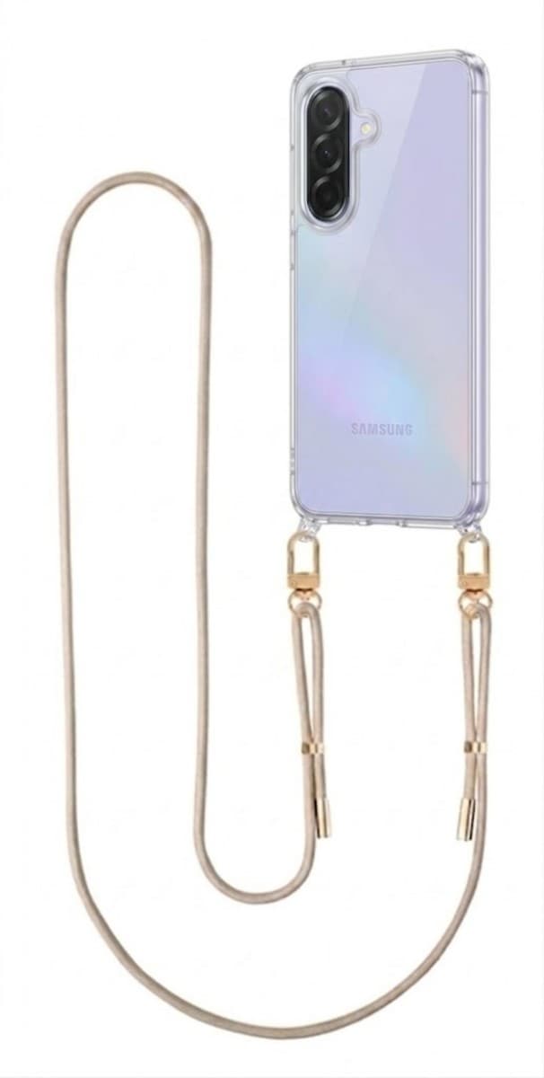 Kryt TopQ Esthetique Samsung A17 s béžovou šňůrkou průhledný 176464