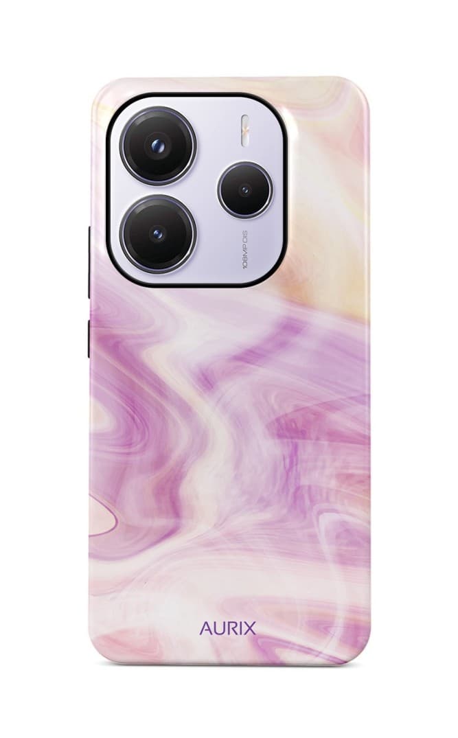 Kryt AURIX Xiaomi Redmi Note 14 5G pevný Pinky Wave 136503