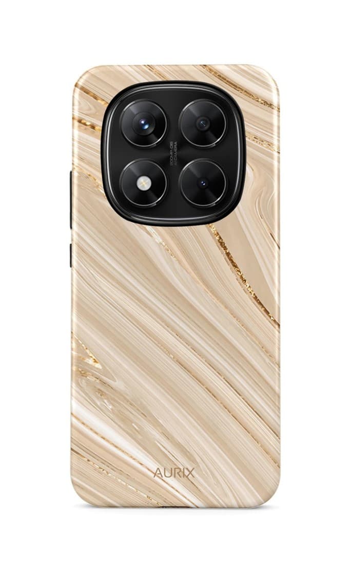 Kryt AURIX Xiaomi Redmi Note 14 Pro pevný Golden Sands 136512