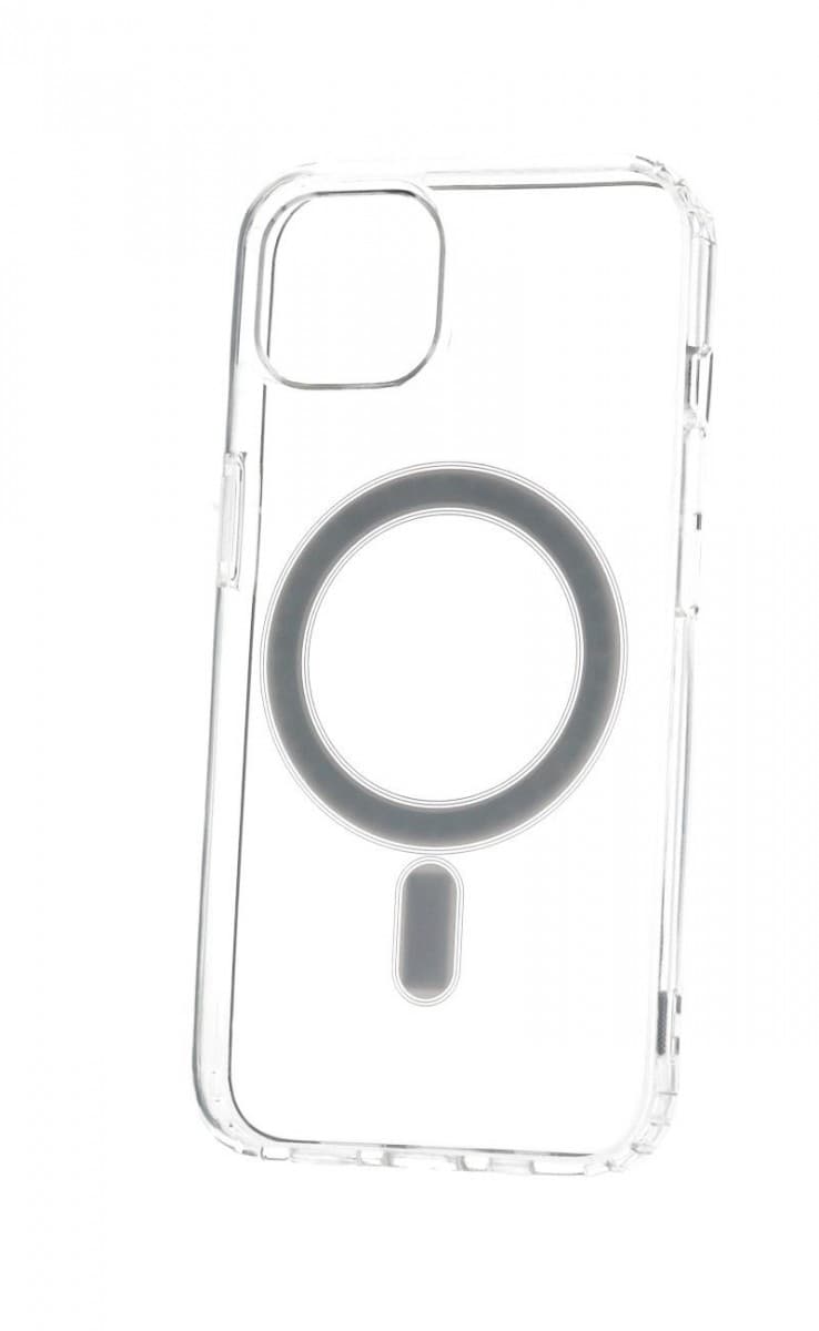 Kryt Swissten Clear Jelly MagStick iPhone 13 průhledný 76526