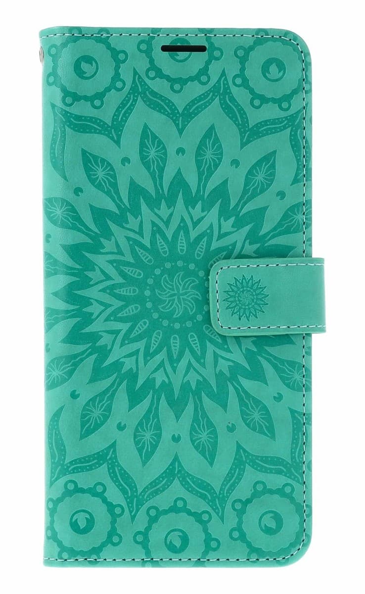 Pouzdro MEZZO Xiaomi Redmi Note 14 Pro 5G knížkové Mandala zelená 166629 - náhled 1