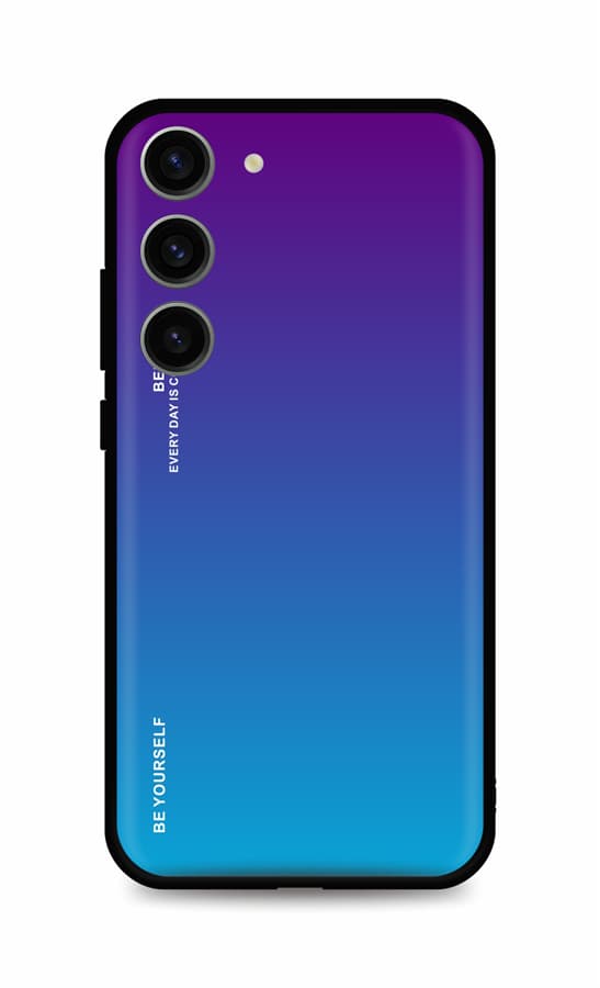 Kryt TopQ LUXURY Samsung S23 pevný duhový purpurový 106662
