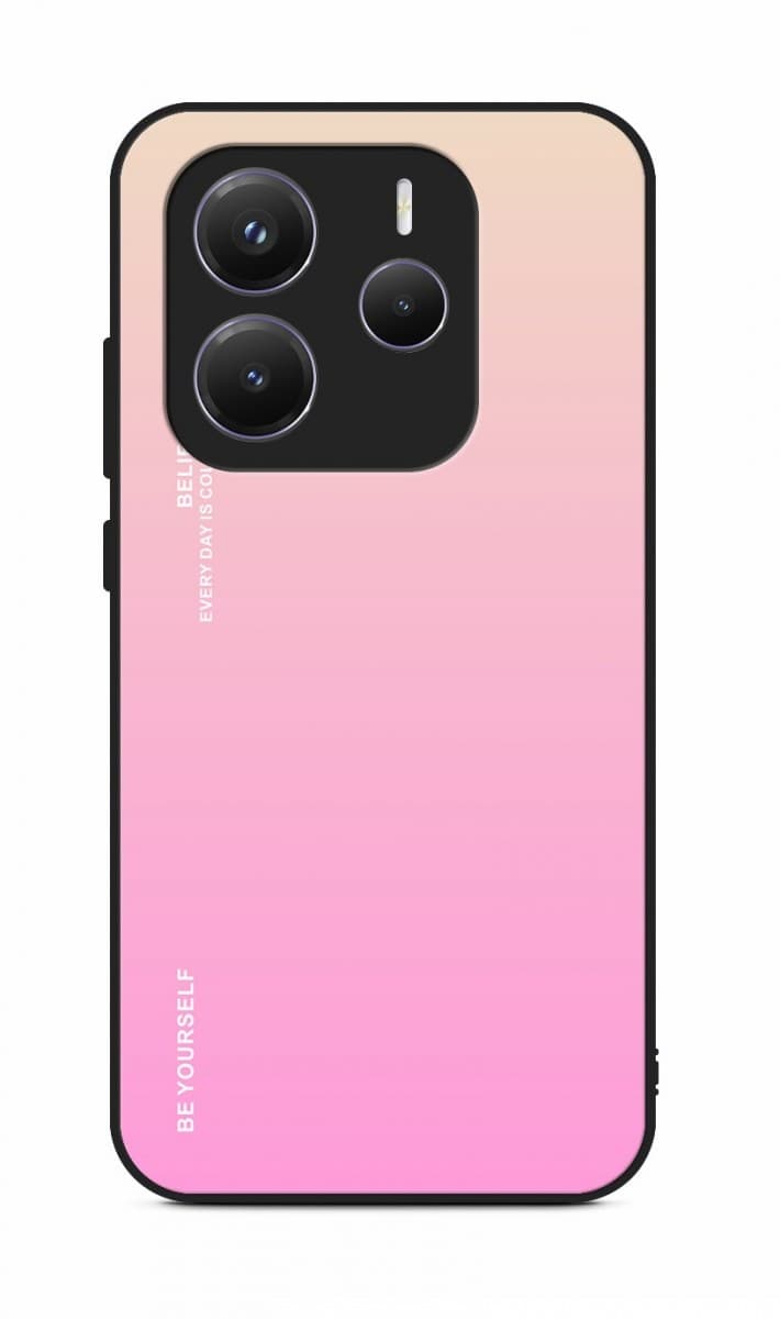 Kryt TopQ LUXURY Xiaomi Redmi Note 14 5G pevný duhový meruňkový 136666