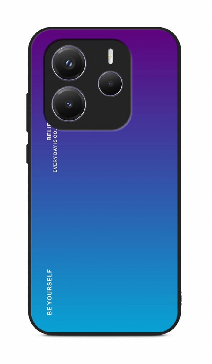 Kryt TopQ LUXURY Xiaomi Redmi Note 14 5G pevný duhový purpurový 136667