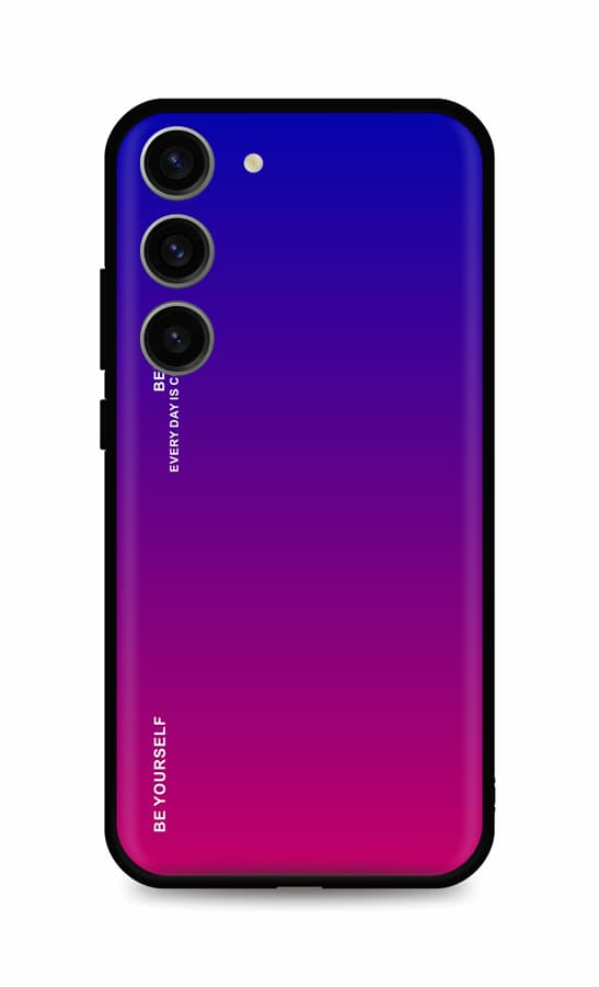 Kryt TopQ LUXURY Samsung S23 pevný duhový fialový 106669