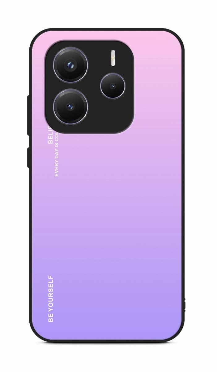 Kryt TopQ LUXURY Xiaomi Redmi Note 14 5G pevný duhový růžový 136669