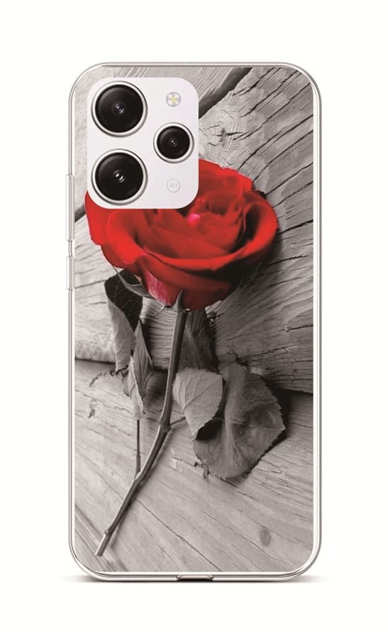 Kryt TopQ Xiaomi Redmi 12 Červená růže 106680