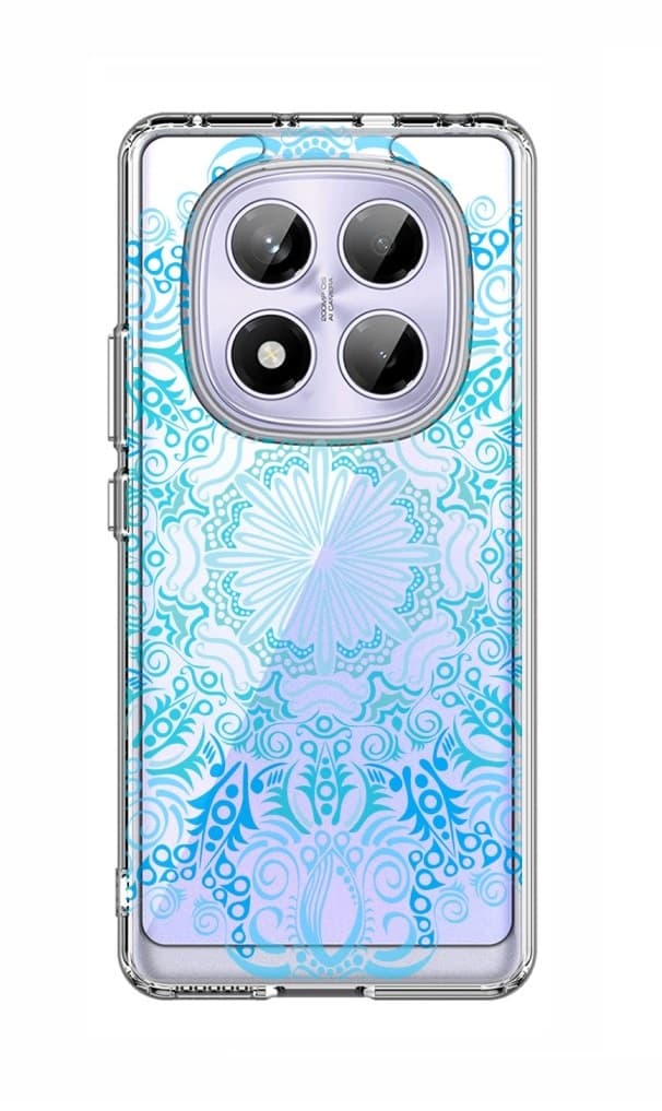 Kryt TopQ Image Xiaomi Redmi Note 14 Pro pevný Blue Mandala 136688