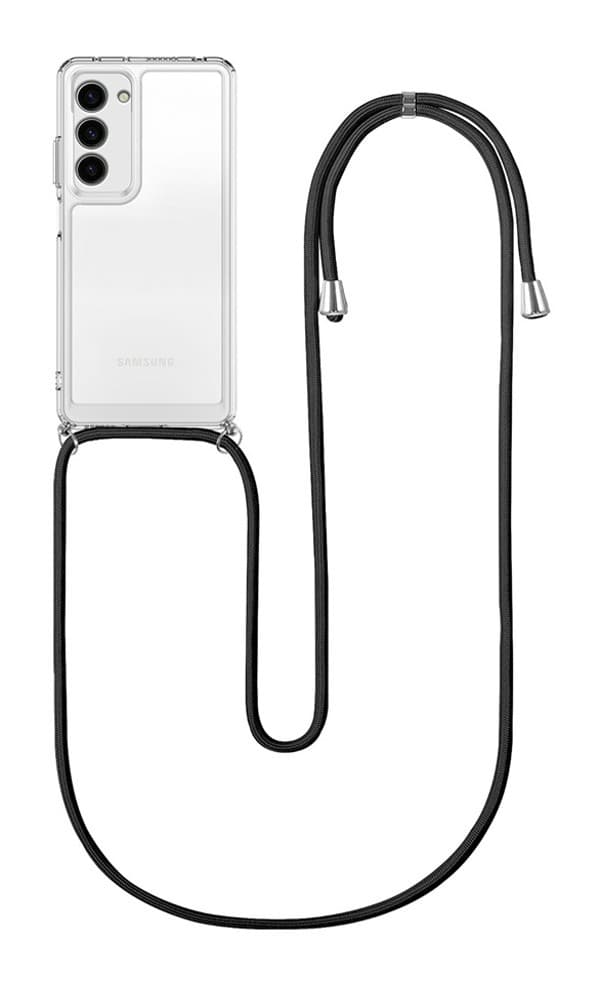 Kryt TopQ Samsung S23 s černou šňůrkou průhledný 106696