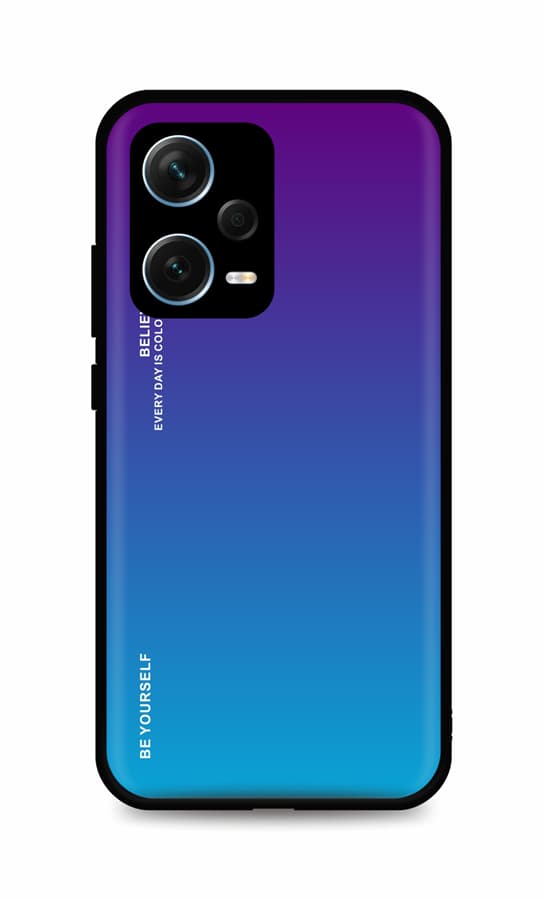 Kryt TopQ LUXURY Xiaomi Redmi Note 12 Pro+ 5G pevný duhový purpurový 96736