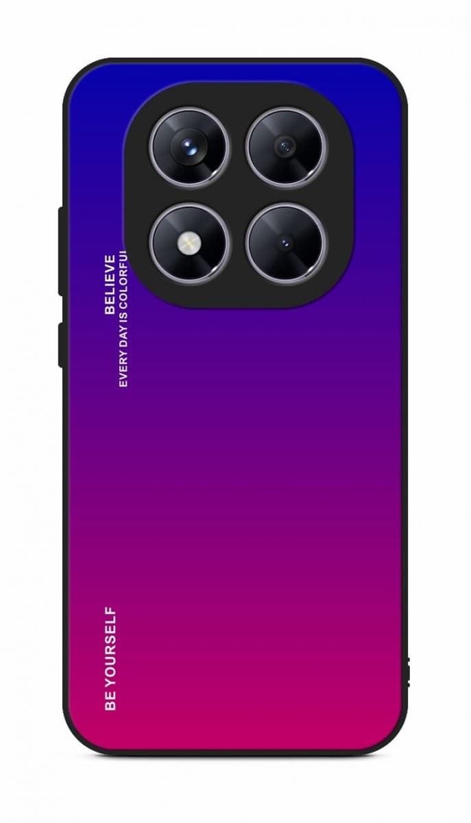 Kryt TopQ LUXURY Xiaomi Redmi Note 14 Pro pevný duhový fialový 136775