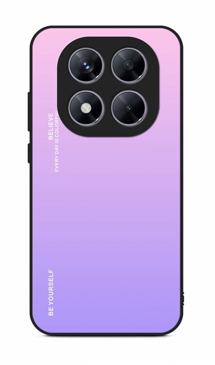 Kryt TopQ LUXURY Xiaomi Redmi Note 14 Pro pevný duhový růžový 136776