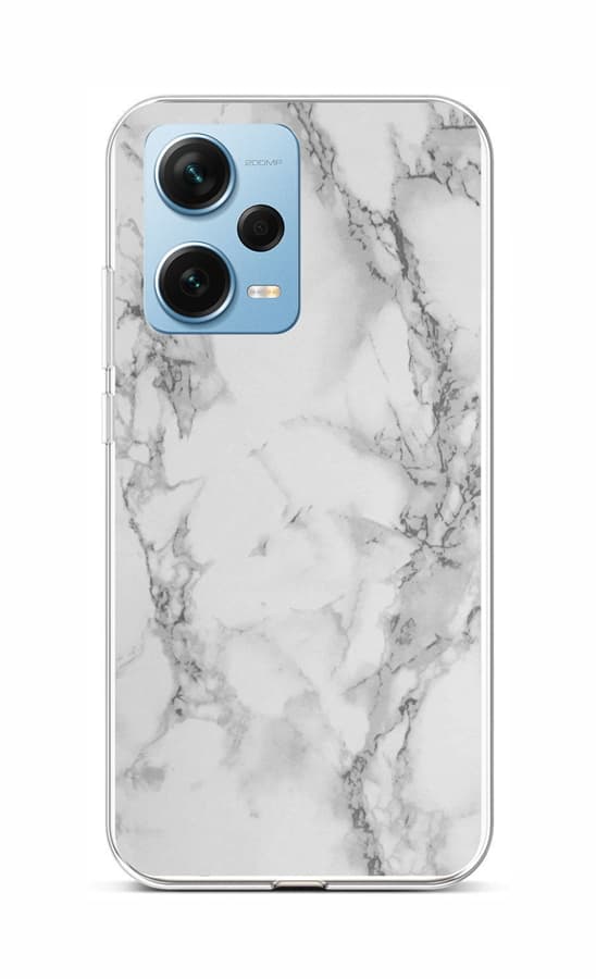 Kryt TopQ STYLE Xiaomi Redmi Note 12 Pro+ 5G Mramor bílý 106796