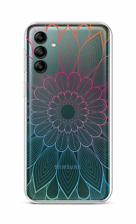 Kryt TopQ Samsung A04s Rainbow Mandala 86854