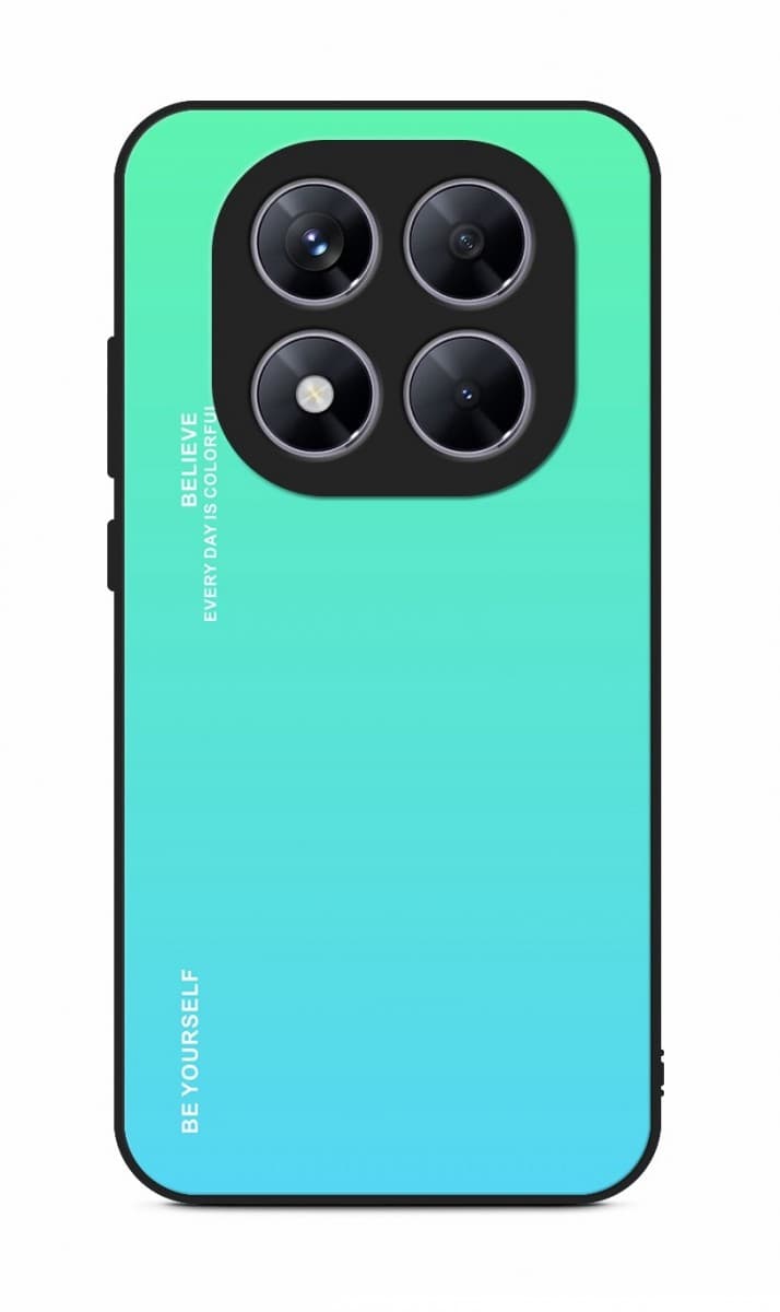 Kryt TopQ LUXURY Xiaomi Redmi Note 14 Pro 5G pevný duhový zelený 136859