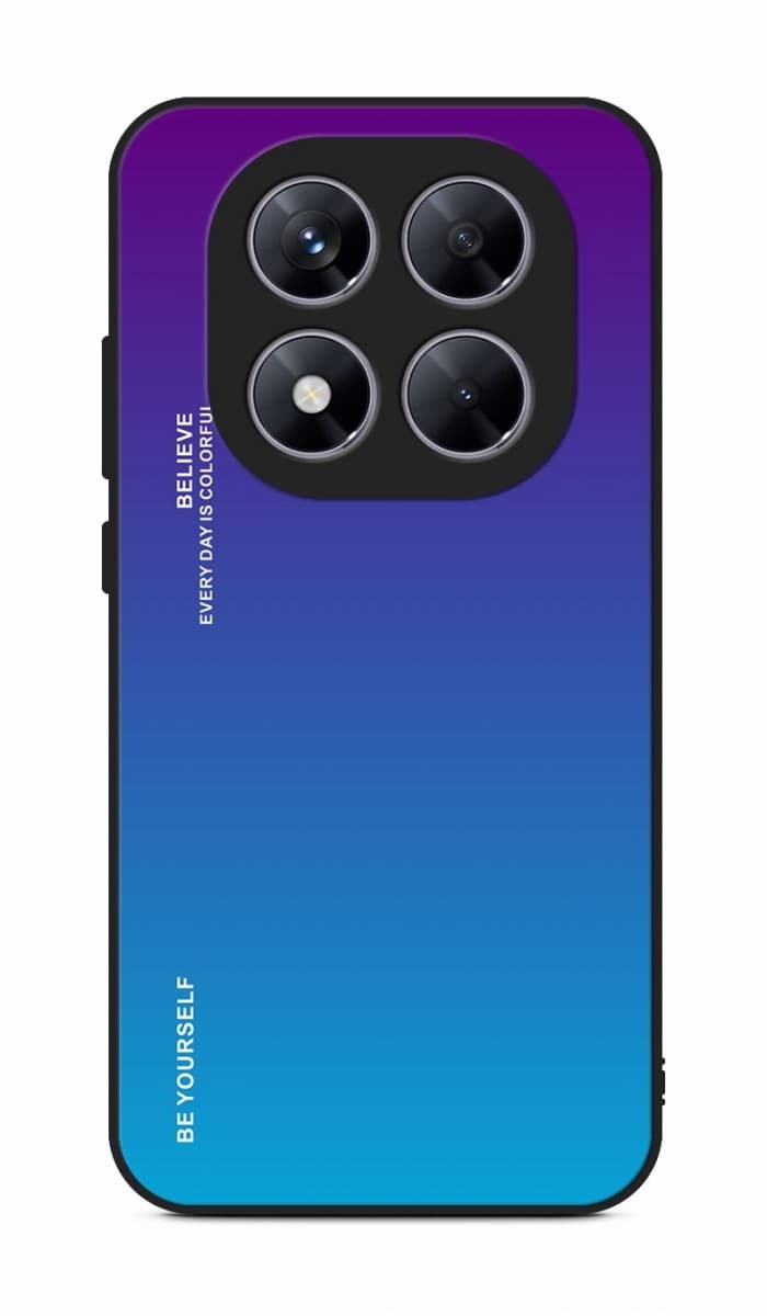 Kryt TopQ LUXURY Xiaomi Redmi Note 14 Pro 5G pevný duhový purpurový 136861