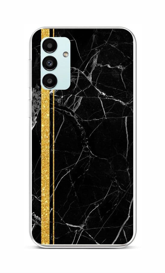 Kryt TopQ STYLE Samsung A13 5G Mramor černo-zlatý 86871