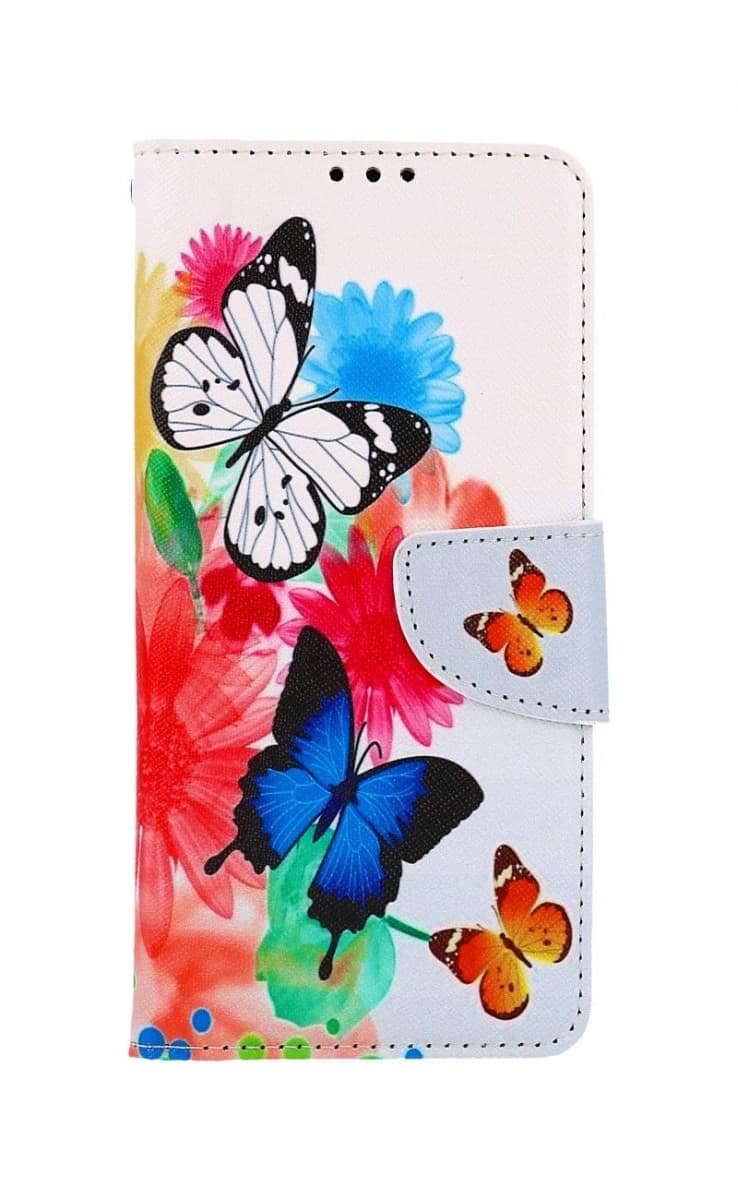Pouzdro TopQ Xiaomi Redmi Note 8T knížkové Barevné s motýlky 46875 - náhled 1