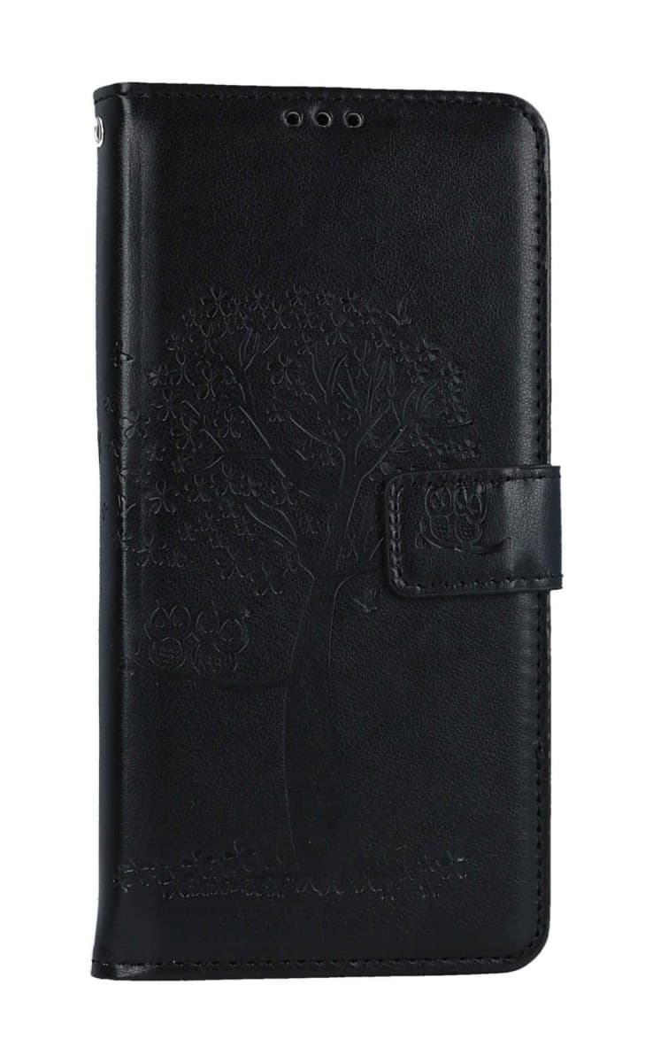 Pouzdro TopQ Xiaomi Redmi Note 12S knížkové Černý strom sovičky 106880 - náhled 1