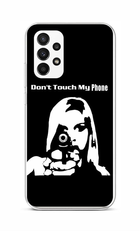 Kryt TopQ Samsung A23 5G Don't Touch Gun 86952