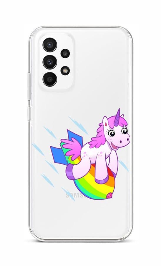 Kryt TopQ Samsung A23 5G Flying Unicorn 86954