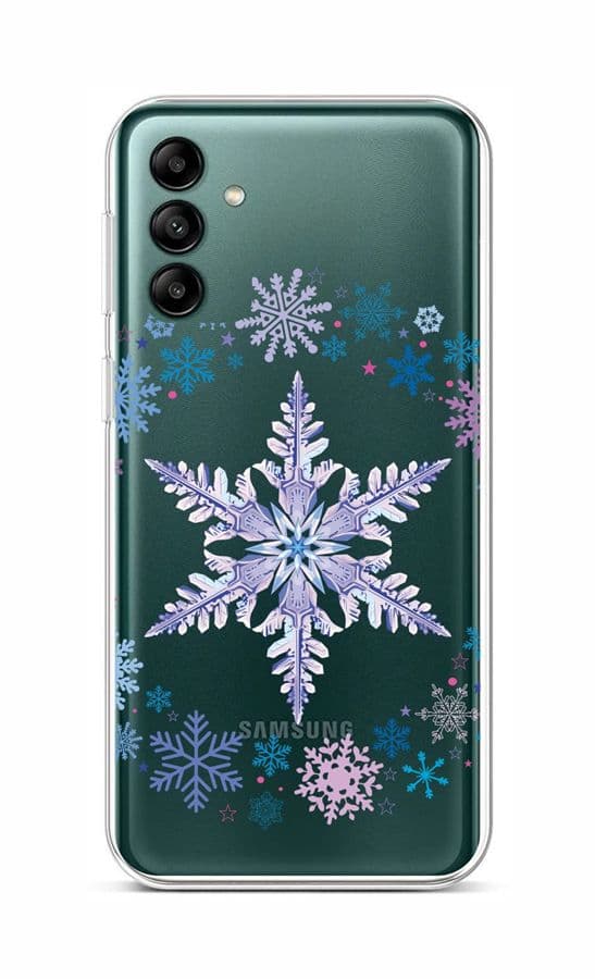 Kryt TopQ Samsung A04s Snowflake 86960