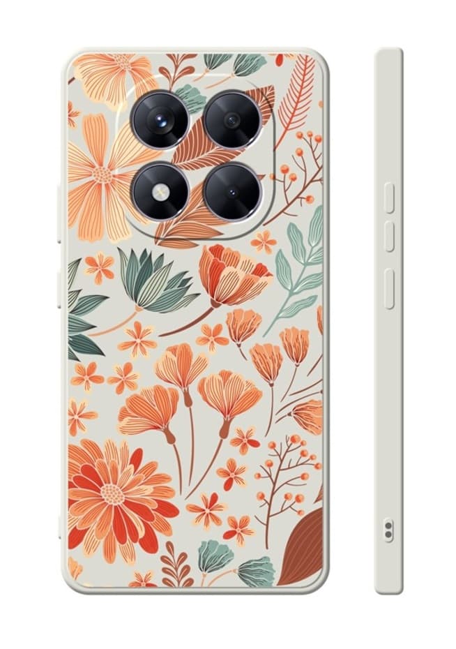 Kryt TopQ Design Xiaomi Redmi Note 14 Pro+ 5G Luční kvítí 136991