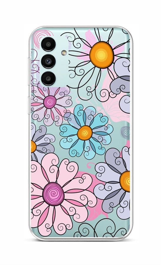 Kryt TopQ Samsung A13 5G Colorful Daisy 86993