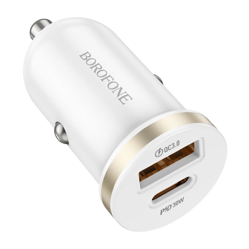Rychlonabíječka do auta Borofone BZ22 30W bílá 107366 - náhled 1