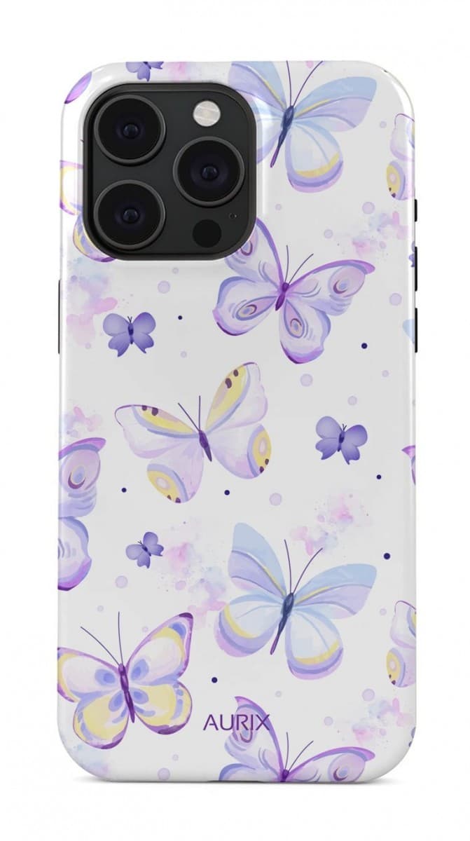 Kryt AURIX MagSafe iPhone 15 Pro Butterflies 127432