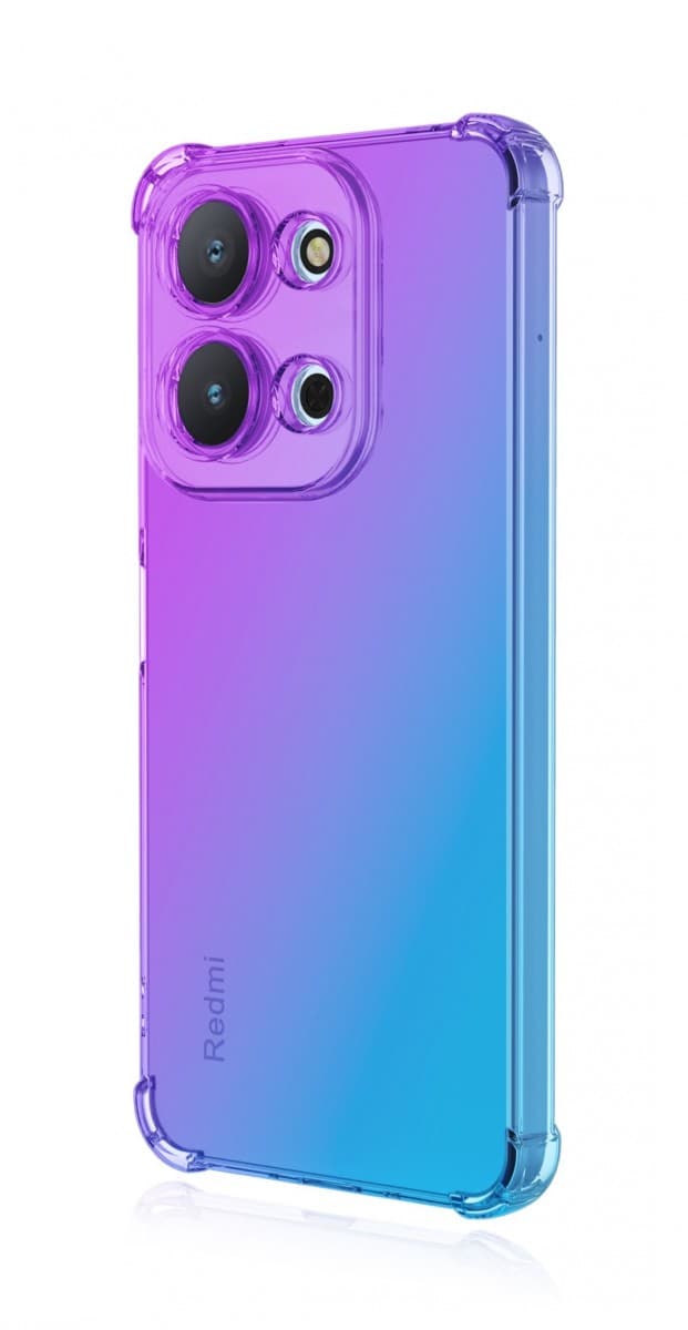 Kryt TopQ Xiaomi Redmi 15C Shock duhový fialovo-modrý 167459
