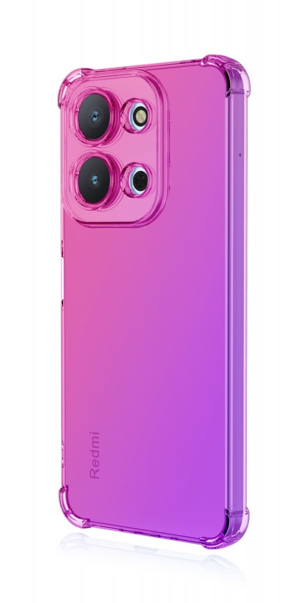 Kryt TopQ Xiaomi Redmi 15C Shock duhový růžovo-fialový 167460