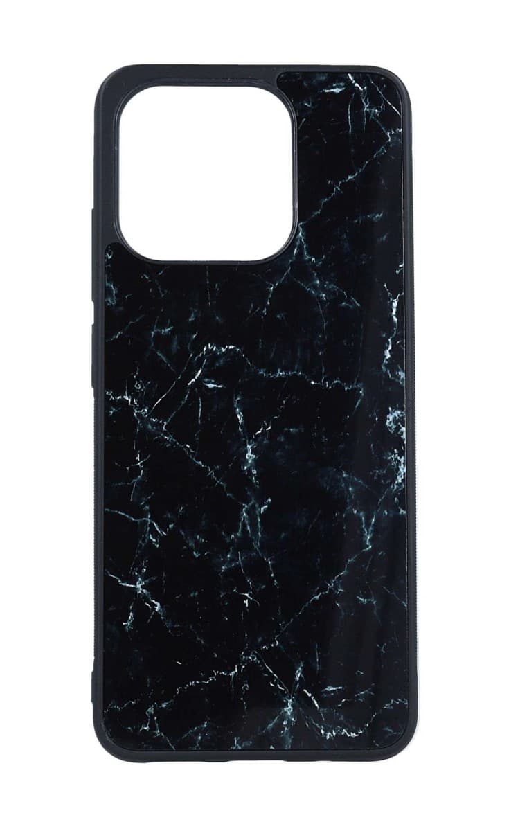 Kryt TopQ Marble Xiaomi Redmi 12C pevný Smoky Black 97551