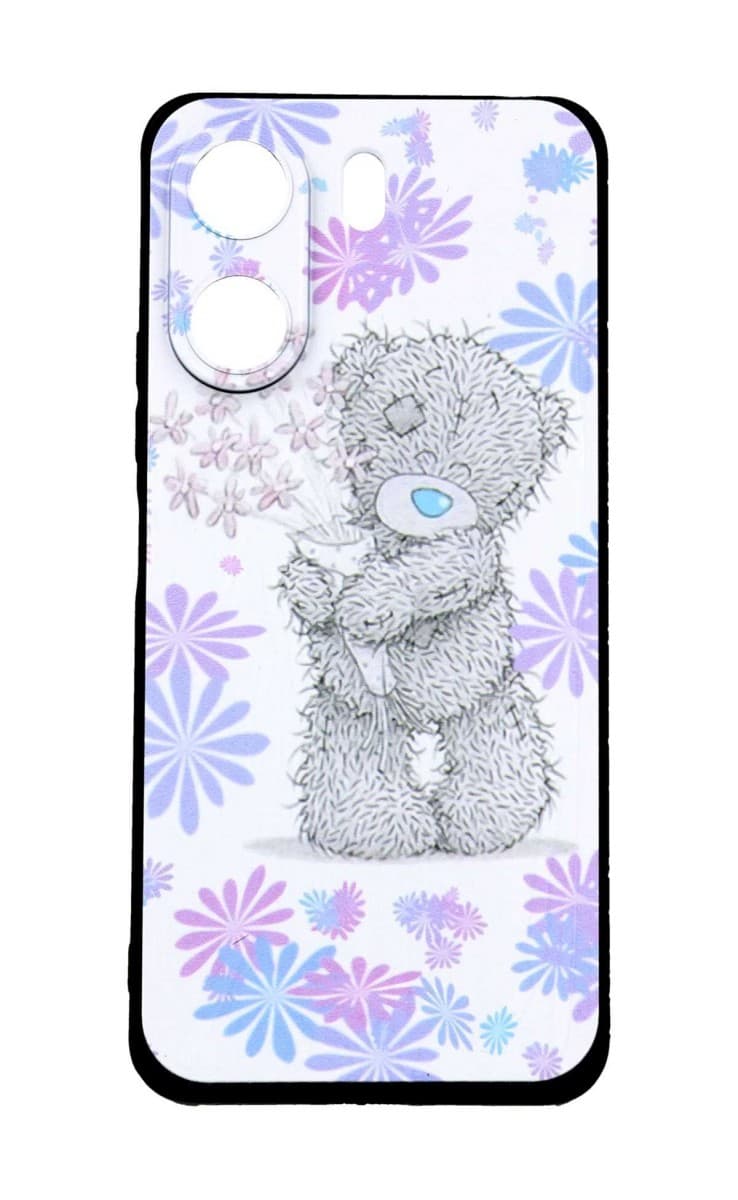 Kryt TopQ Xiaomi Redmi 13C Floral Teddy 117578