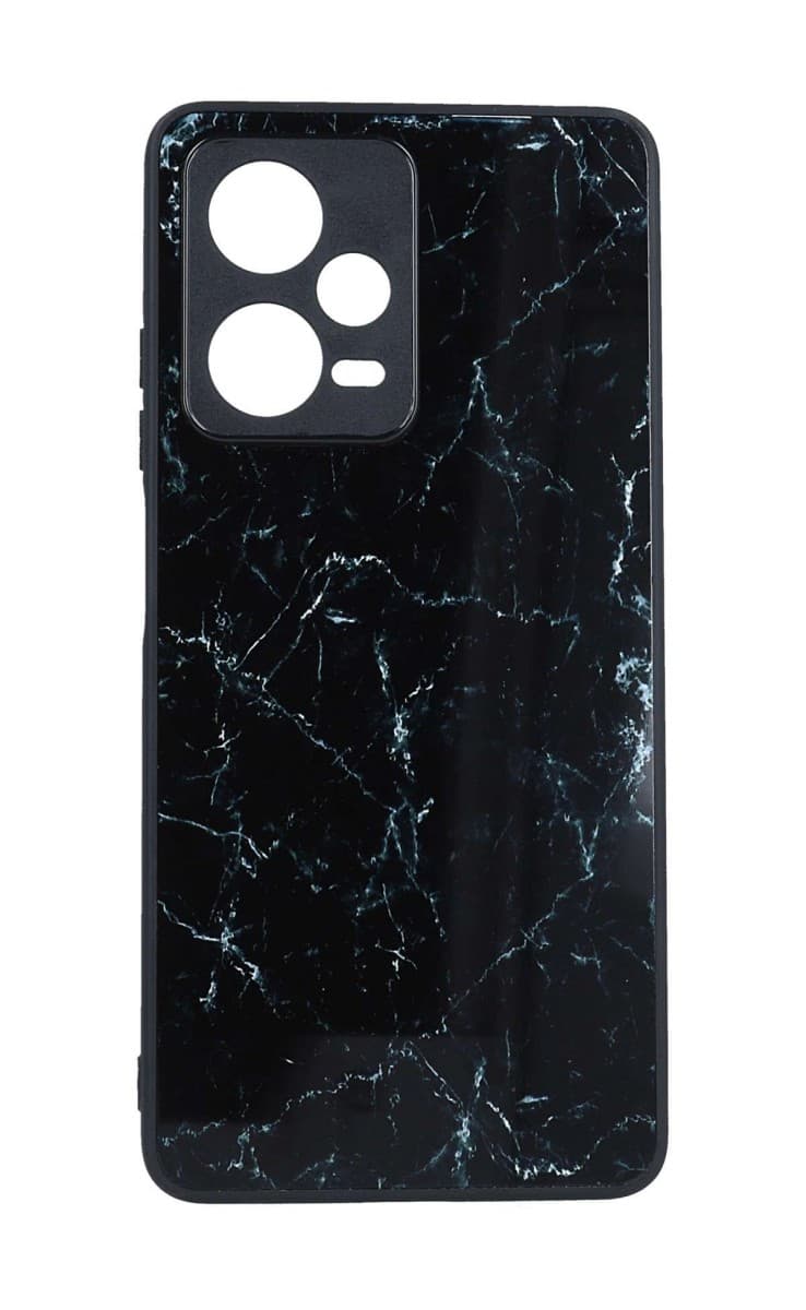 Kryt TopQ Marble Xiaomi Redmi Note 12 Pro+ 5G pevný Smoky Black 97582