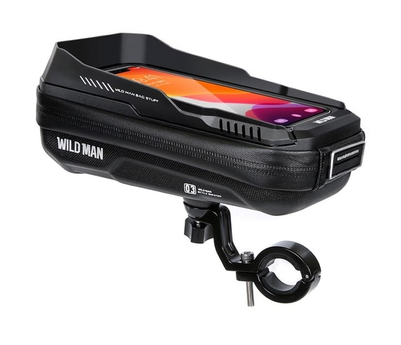 Pouzdro WildMan XT3S na řídítka kola černé 0,5L 9789875604643 - náhled 1