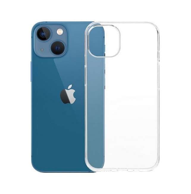 Pouzdro TopQ iPhone 13 silikon průhledný ultratenký 0,5 mm 67615